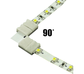 Rohový konektor pro LED pásek 3528 8mm 2pin