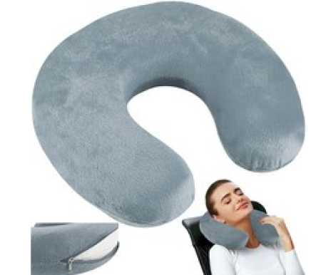 Cestovní polštář Šedý ISO 7973