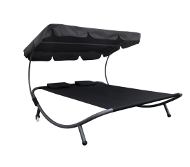 Linder Exclusiv Zahradní lehátko pro dvě osoby se stříškou 2DAZ648 - II. JAKOST