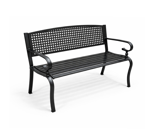 Aga Kovová zahradní lavice 128x60x84 cm