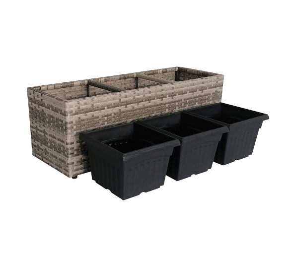 Aga Ratanový květináč 81x27x27 cm