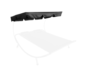 Aga Náhradní střecha k lehátku MR4251 Černá
