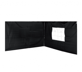 Linder Exclusiv Bočnice na altán ALU 3x3 m PO2466 Black