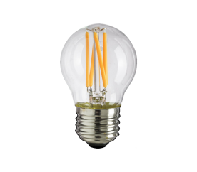 LED žárovka - E27 - G45 - 6W - 510Lm - filament - teplá bílá