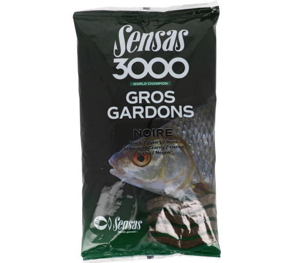 Sensas Krmítková směs 3000 Gros Gardons Noir 1kg