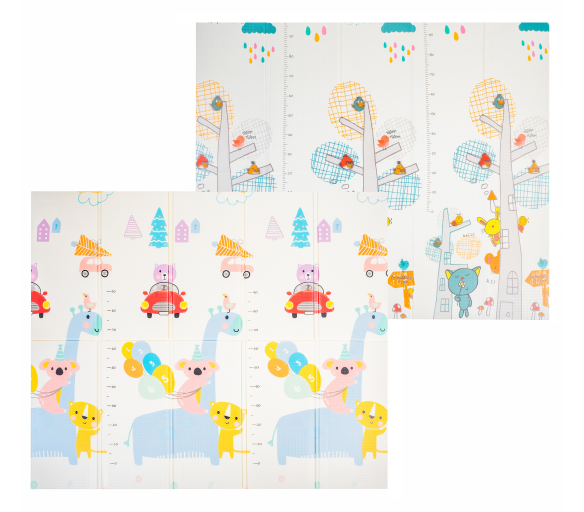Aga4Kids Dětská skládací pěnová podložka 200x180 cm MR134