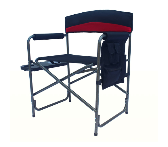 Linder Exclusiv Kempingové skládací křeslo Červené/Černé