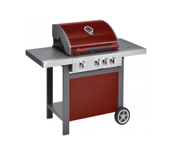Jamie Oliver Plynový gril Home 3S Chili Red