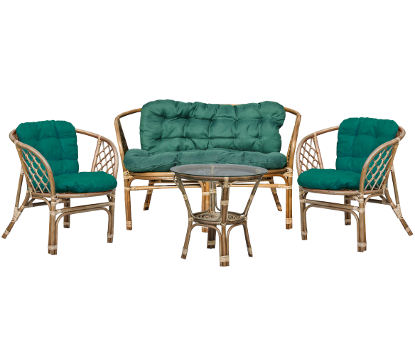 Aga Ratanová sestava BAHAMA Grey Dark Green