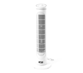 Aga Sloupový ventilátor 76 cm Bílý 6DAZ454 - II. JAKOST