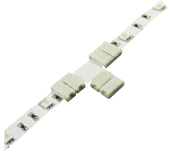 Rozbočovací konektor "T" pro LED pásky RGB 10mm 4pin