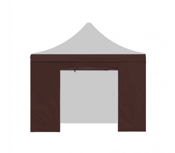 Aga Bočnice s dveřmi POP UP 2x2 m Brown