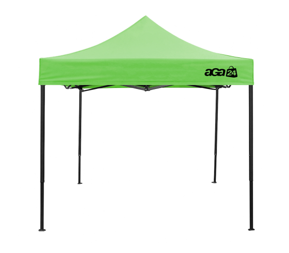 Aga Prodejní stánek bez bočnic 3×3 m Zelený
