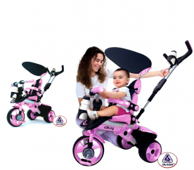 Injusa Tříkolka CITY Pink