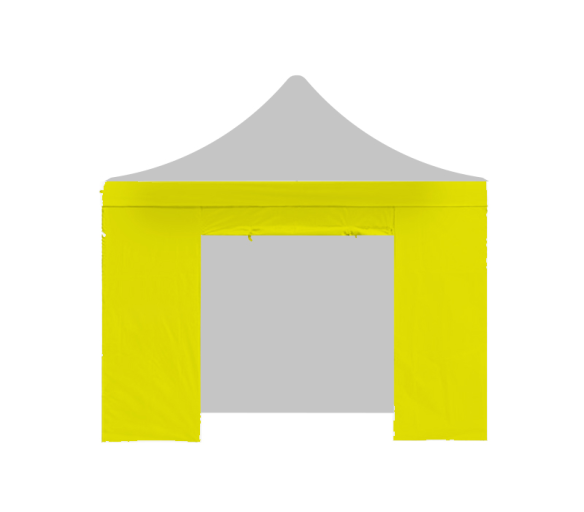 Aga Bočnice s dveřmi POP UP 2x2 m Yellow