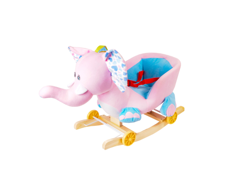 Aga4Kids Houpací Sloník Růžový