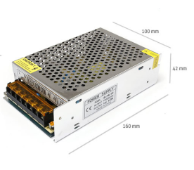 Napájecí zdroj pro LED 6,25A 75W 12V DC plech