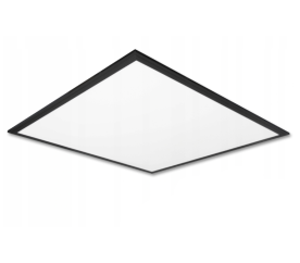 LED panel černý 60 x 60cm - 40W - 3800Lm - neutrální bílá