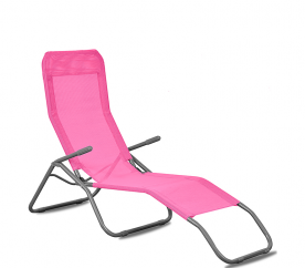 Aga Zahradní lehátko SIESTA Pink