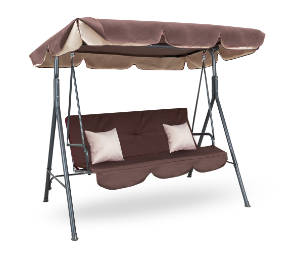 Aga Zahradní houpačka Majka Tmavě hnědá 2DAZ340 - II. JAKOST