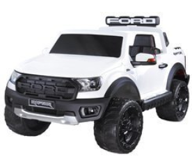 Elektrické autíčko FORD RANGER Raptor s dálkovým ovládáním PA0229 Bílé
