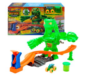 Hot Wheels Monster Trucks Mutant Chaos Monster Takedown JMK90