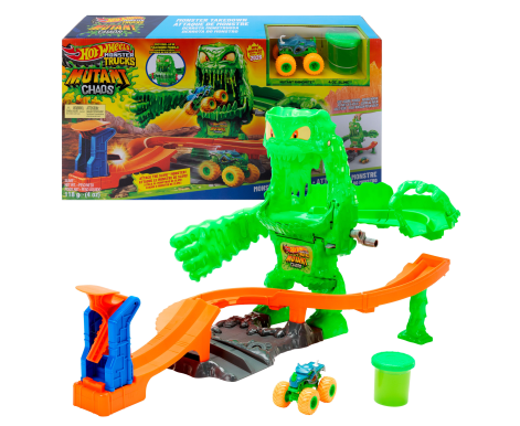 Hot Wheels Monster Trucks Mutant Chaos Monster Takedown JMK90