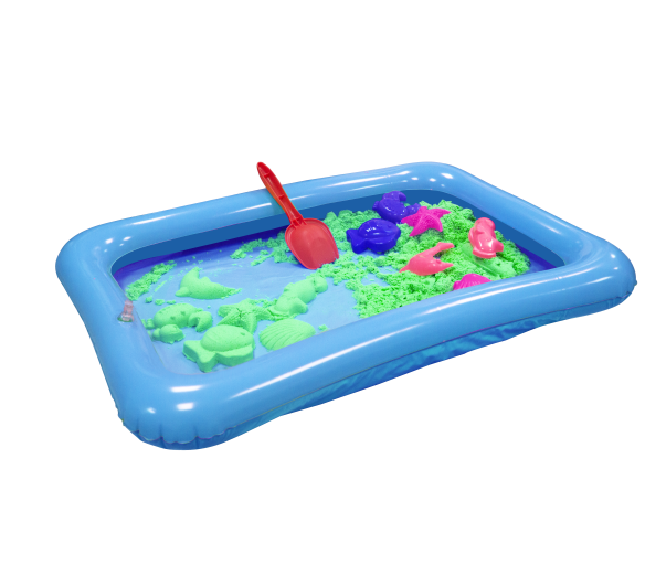 Aga4Kids Kinetický písek 3 kg + pískoviště + formičky