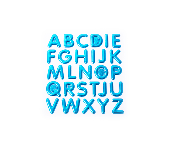 Aga4Kids Samolepící písmena DS8109MP