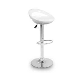 Aga Barová židle Bílá - 6DAZ032 - 2. JAKOST