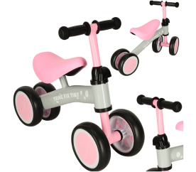 Aga Trike Fix Malý čtyřkolový terénní bicykl Růžový