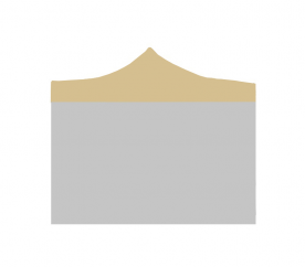 Aga Náhradní střecha PARTY 2x2 m Beige