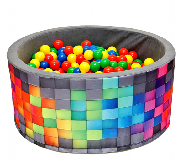 Aga Suchý bazén 90x40 cm s míčky 631