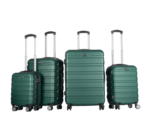 Aga Travel Sada cestovních kufrů MR4659 Tmavě zelená