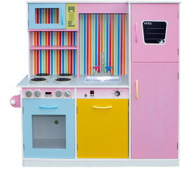 Aga4Kids Dřevěná kuchyňka RAINBOW