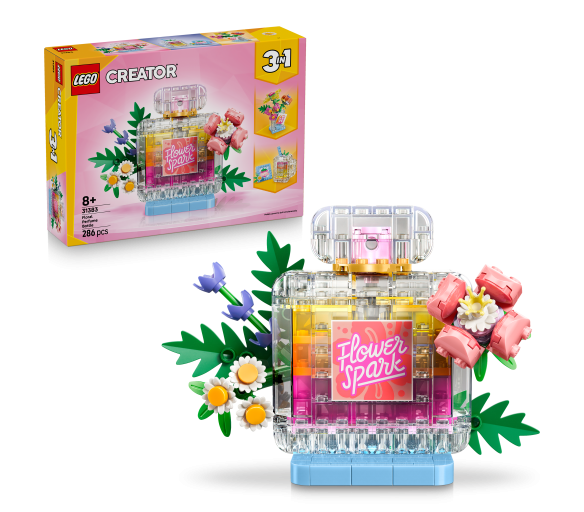 LEGO® Creator 3v1 31383 Parfém s ozdobnými květinami