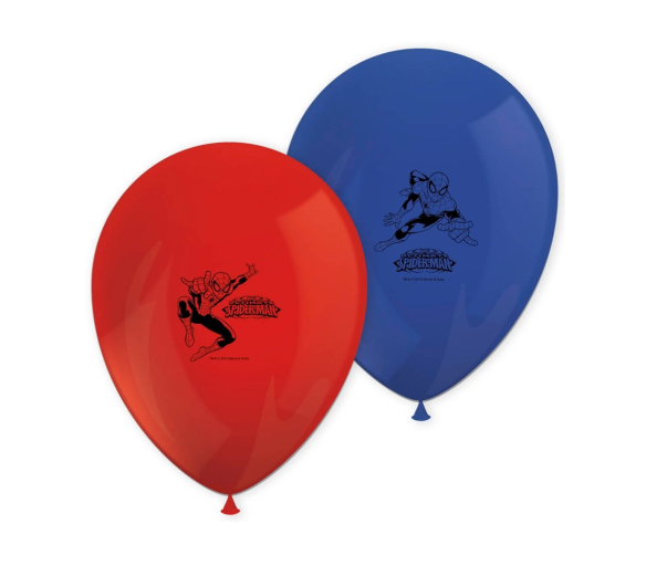 Aga4Kids Balónky "Spiderman", 28 cm, 8 ks