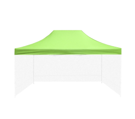 Aga Střecha k prodejnímu stánku 3x4,5m Světle zelená