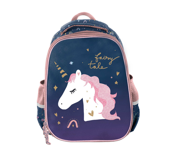 Paso Školní batoh dvoukomorový Jednorožec