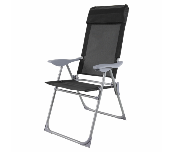 Linder Exclusiv Zahradní polohovací křeslo Černé