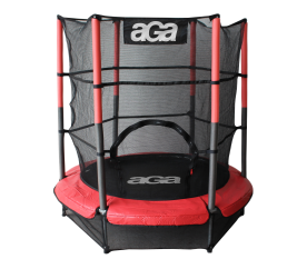 Aga Dětská trampolína 140 cm Red + ochranná síť