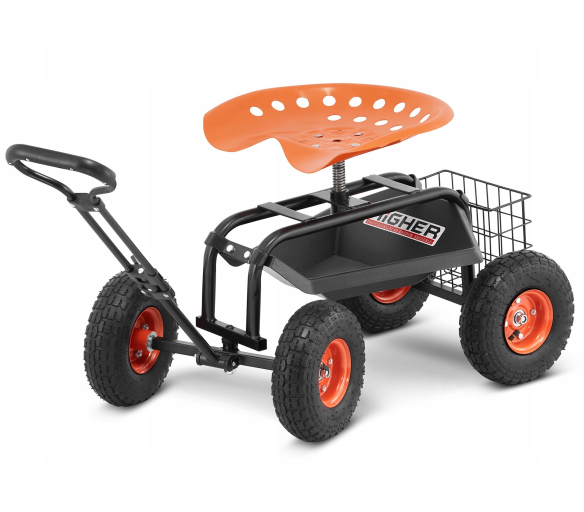 Higher Zahradní pojízdné sedátko