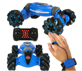 Aga Kaskadérské RC auto 360° modrá