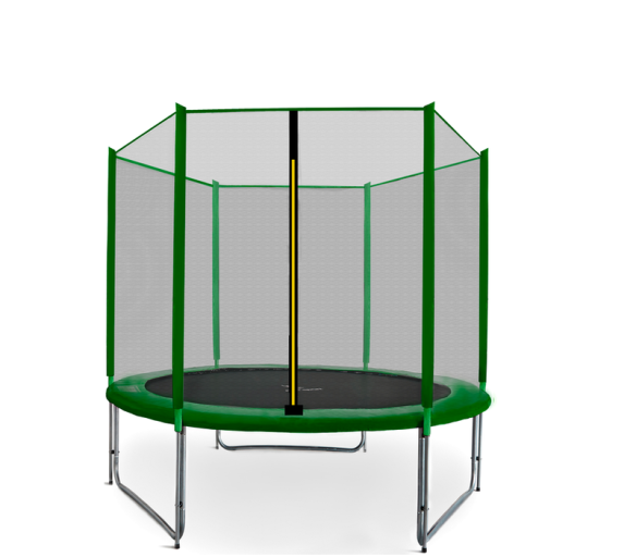 Aga SPORT PRO Trampolína 150 cm Dark Green + ochranná síť