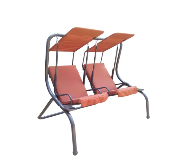 Aga Zahradní houpačka SWING DOUBLE Chocolate