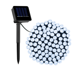 Linder Exclusiv Solární světelný řetěz 150 LED Studená bílá