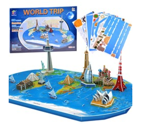 3D Puzzle Mapa světa ZA1581