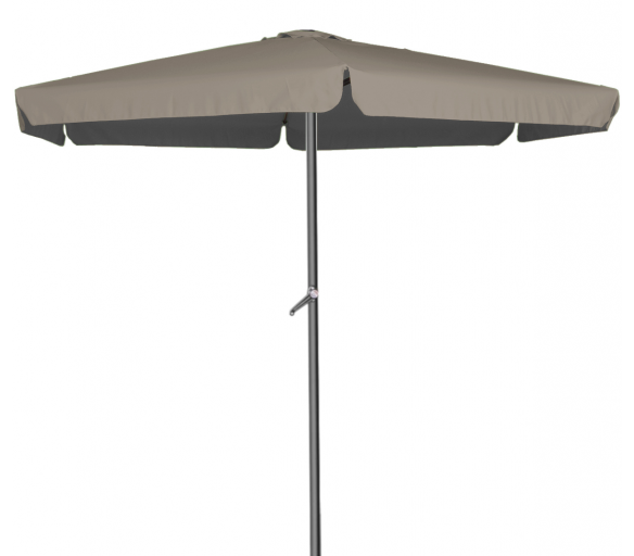 Linder Exclusiv Zahradní slunečník 400 cm Šedohnědý