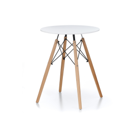 Aga Jídelní stůl 60 cm Bílý