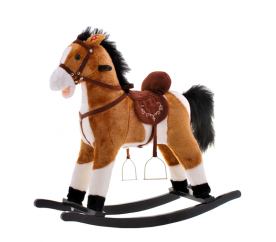 Aga4Kids Houpací koník světle hnědý
